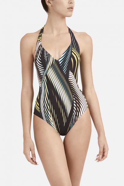 Foulard underwired C cup swimsuit
